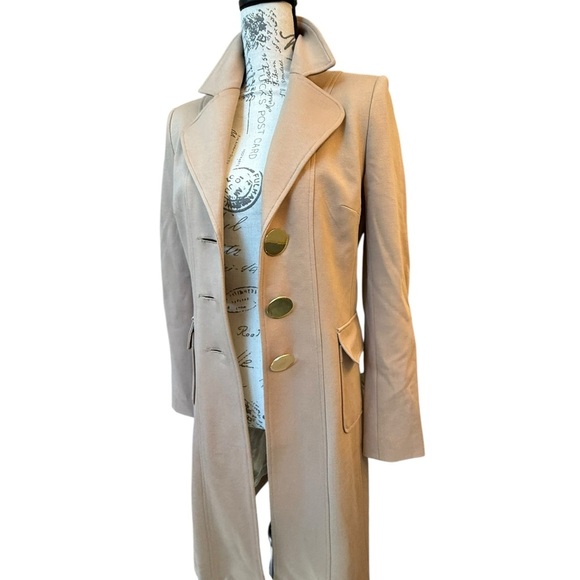 Elegant Tan Women's Coat Boston Proper - Picture 4 of 10